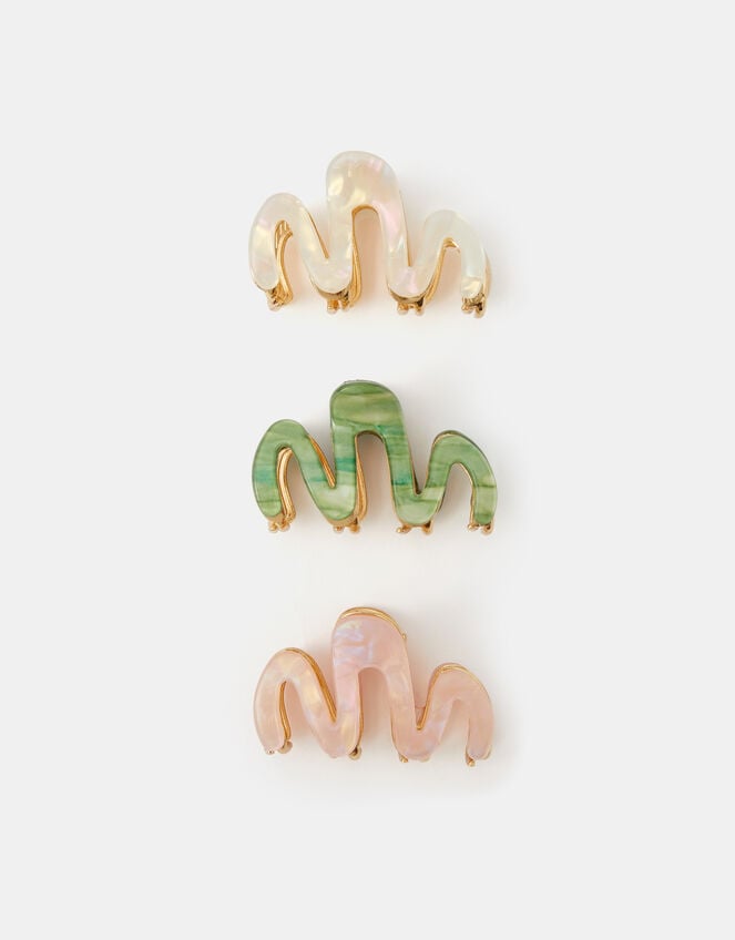3-Pack Mini Resin Wiggle Claw Clips, , large