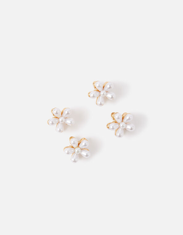 Mini Floral Claw Clip 4 Pack, , large