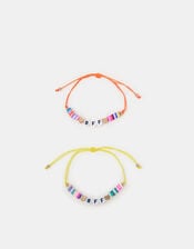 Girls BFF Bead Corded Bracelets, , large