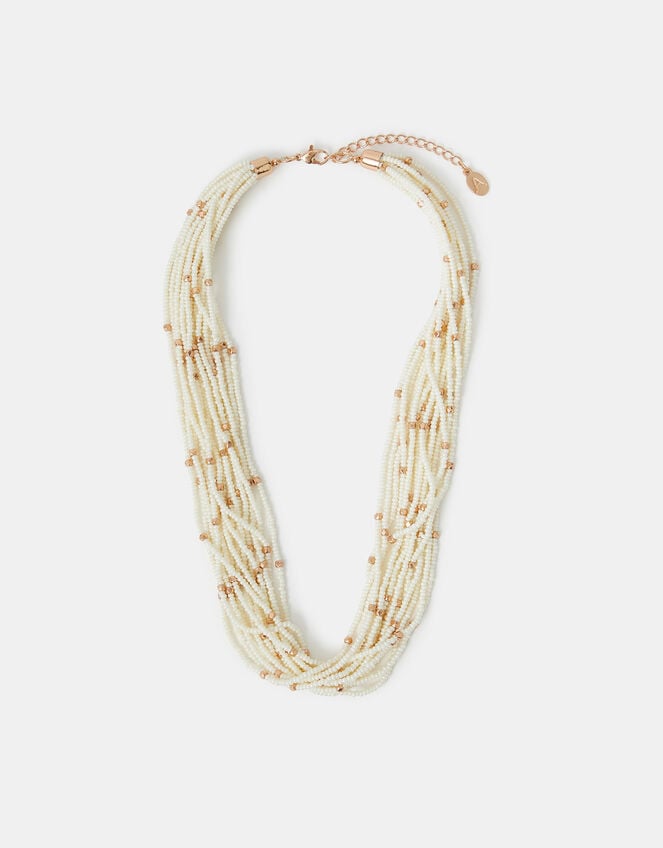 Bead Layered Necklace, , large