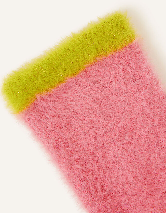 Contrast Fluffy Socks Socks & Tights Accessorize UK