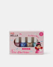 4-Pack Miss Nella Iridescent Nail Polishes, , large