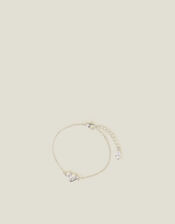 Celestial Heart Chain Bracelet, Silver (SILVER), large