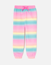 Girls Rainbow Ombre Joggers, Multi (BRIGHTS-MULTI), large