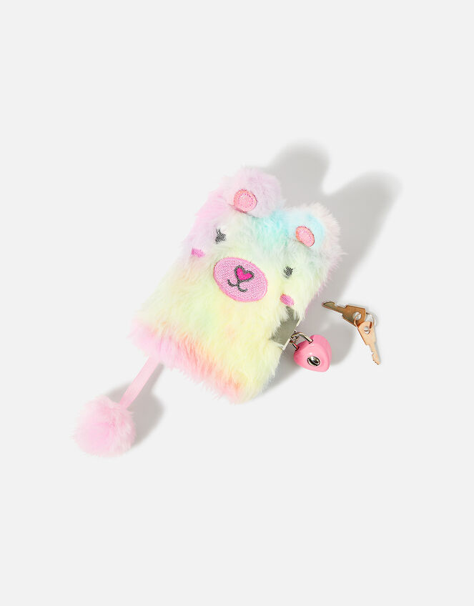 Mini Bear Lockable Notebook, , large
