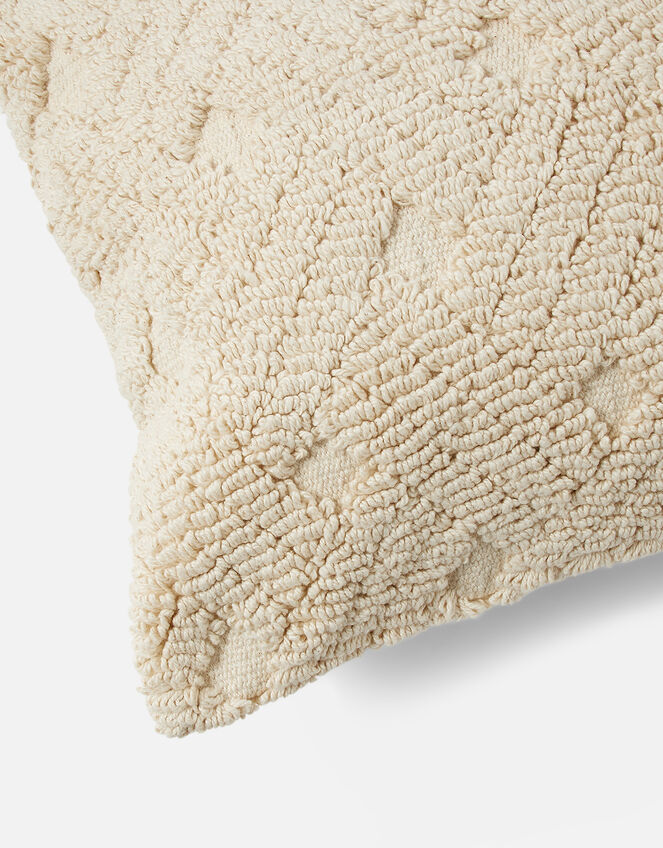 Geometric Textured Cushion Cover, , large