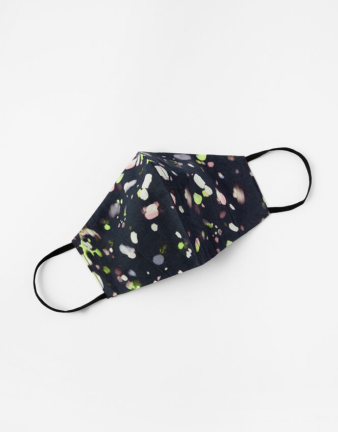 Solar Print Face Covering in Pure Cotton, , large