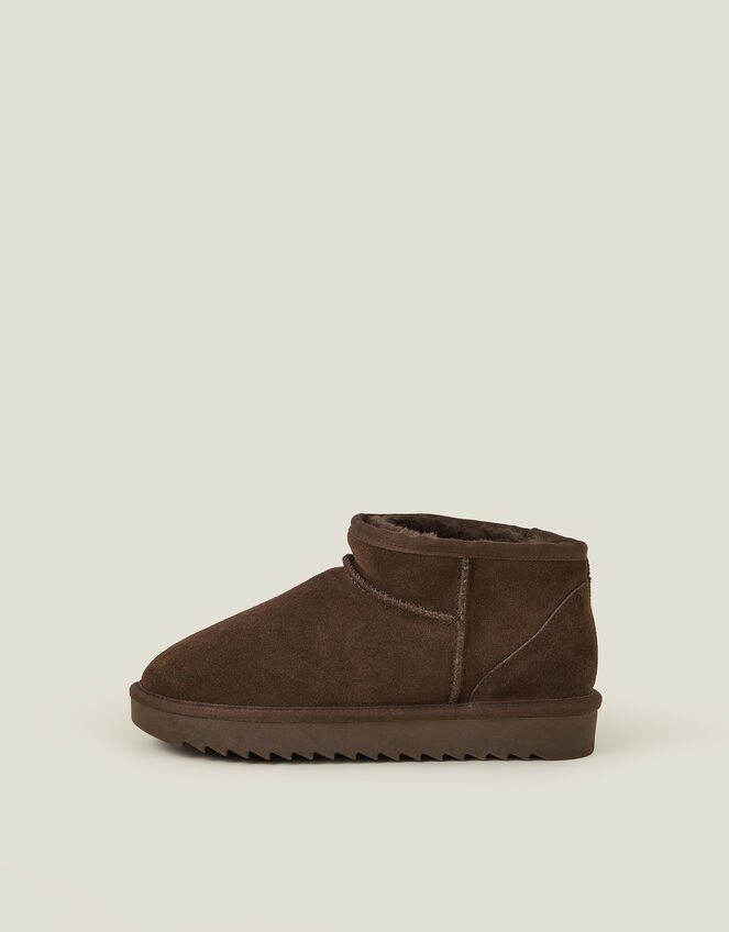 Mini Suede Boots, Brown (CHOCOLATE), large