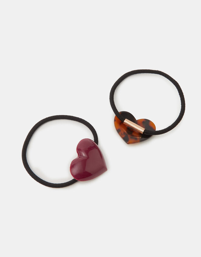 2-Pack Heart Hair Bands, , large