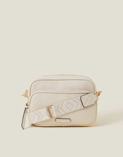 Dina Double Zip Cross-Body Bag, , large