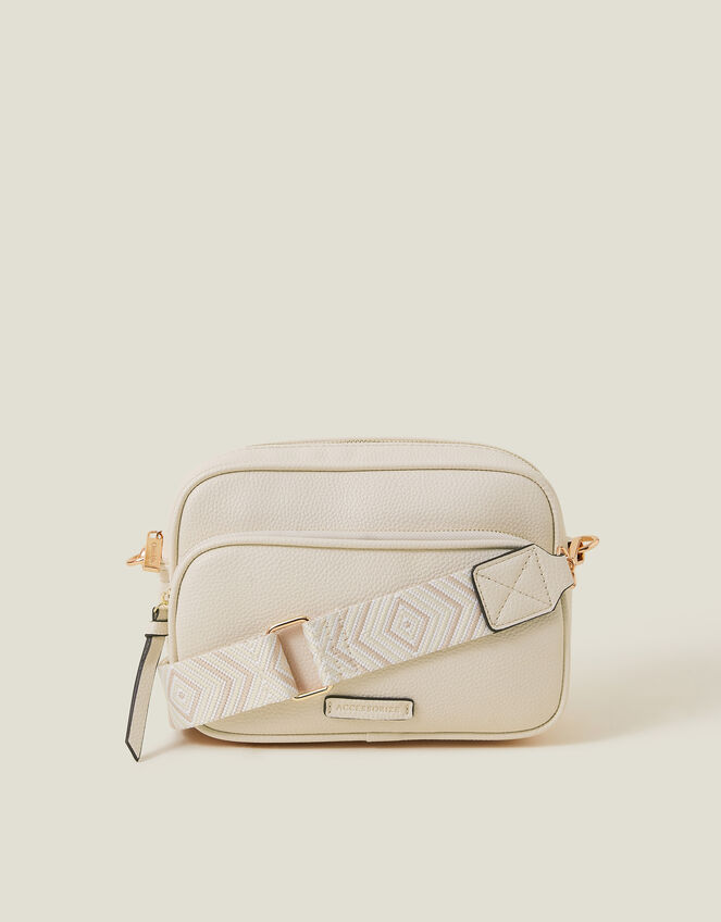 Dina Double Zip Cross-Body Bag, , large