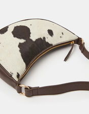 Leather Sling Crossbody Bag, , large
