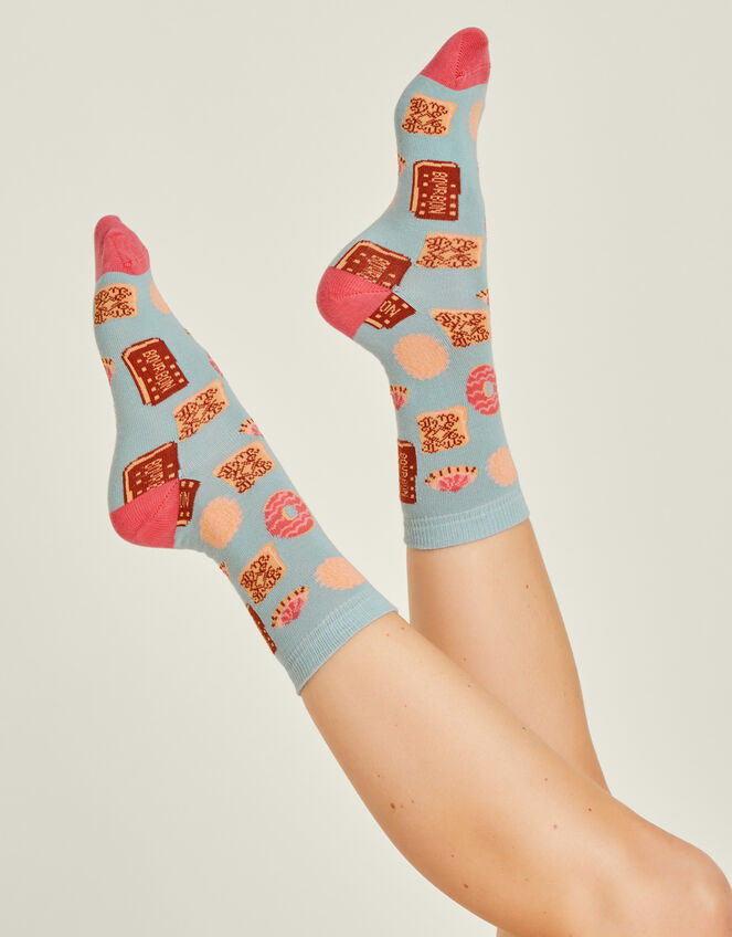 Biscuit Print Socks, , large