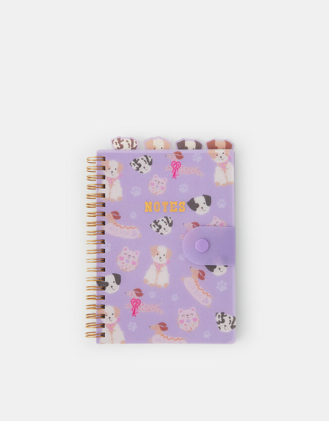 Girls Dog Organiser Notebook, , large