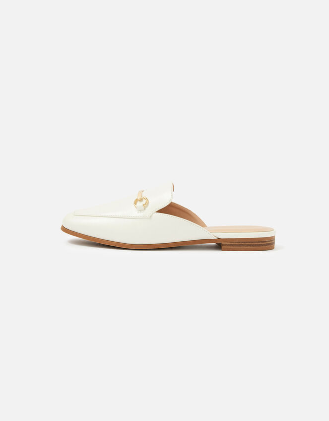 Backless Loafer, White (WHITE), large