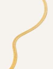 14ct Gold-Plated Snake Chain Necklace , , large