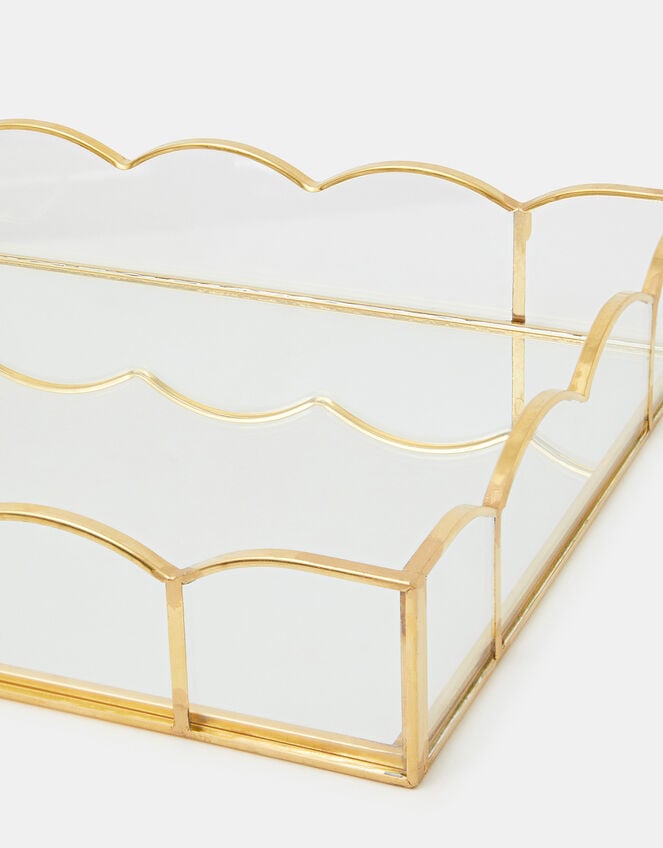 Scallop Mirror Tray, , large