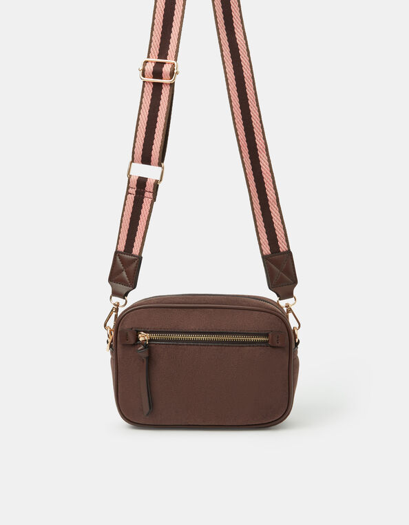 Double Zip Crossbody Bag, , large
