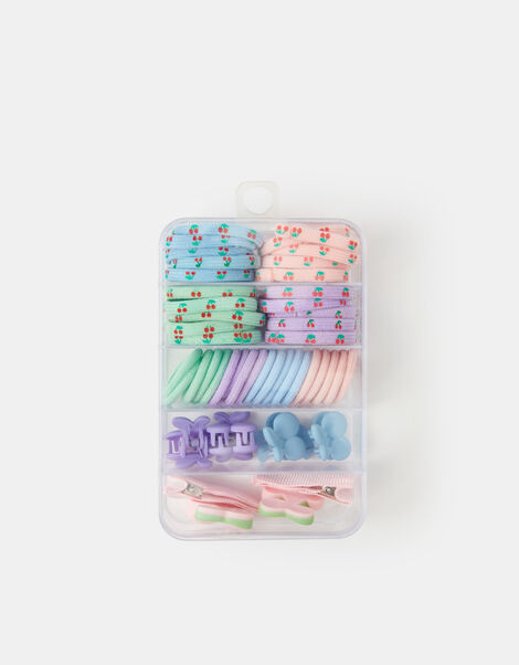 Girls Cherry Hair Accessories Box Set, , large