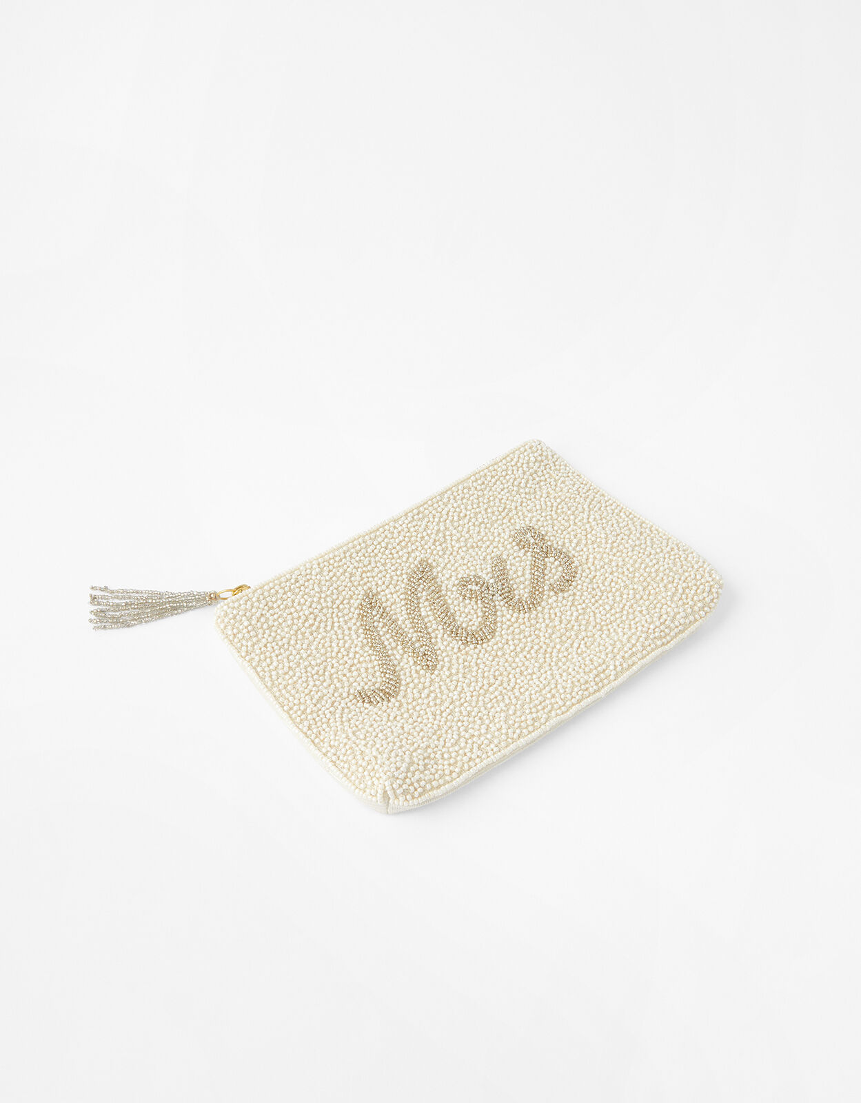 Mrs Beaded Pouch Bag