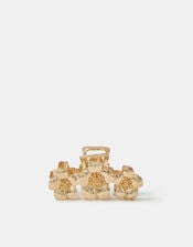 Floral Metal Claw Clip, , large