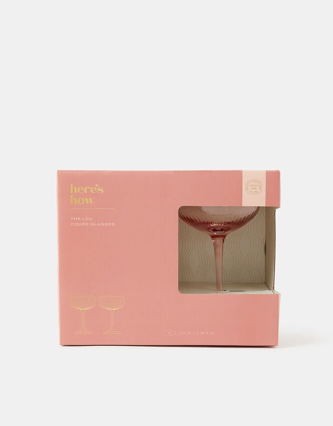 2-Pack Here's How The Lou Coupe Glasses, , large