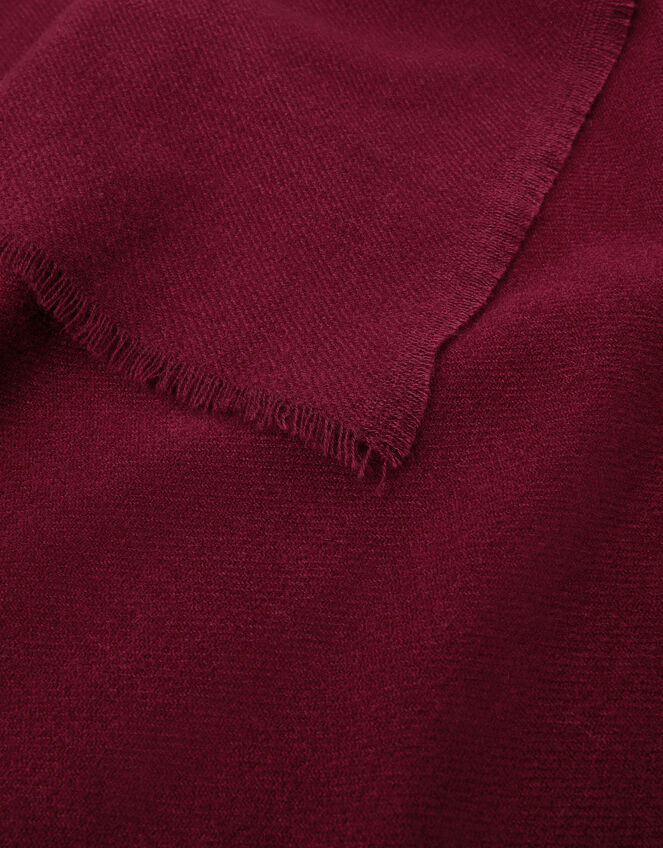 Super Soft Plain Blanket Scarf, , large