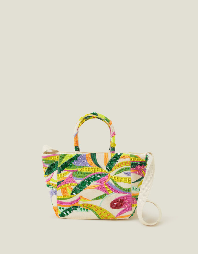 Embellished Handheld Bag, , large