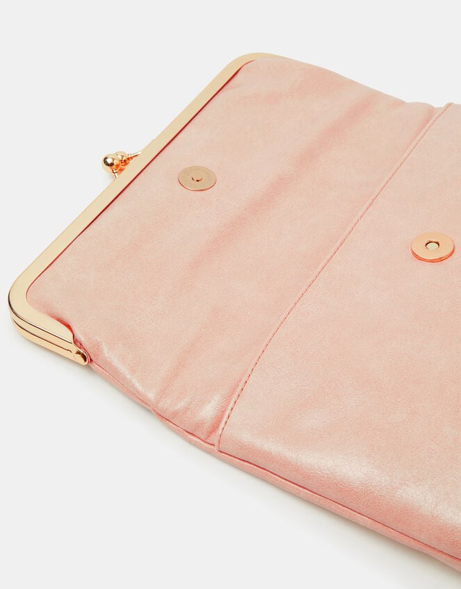 Fold Over Clip Frame Clutch Bag, , large