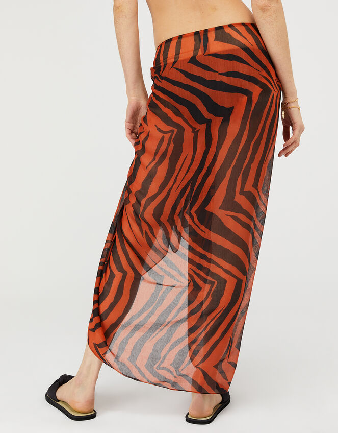 Animal Beach Wrap in Recycled Polyester, , large