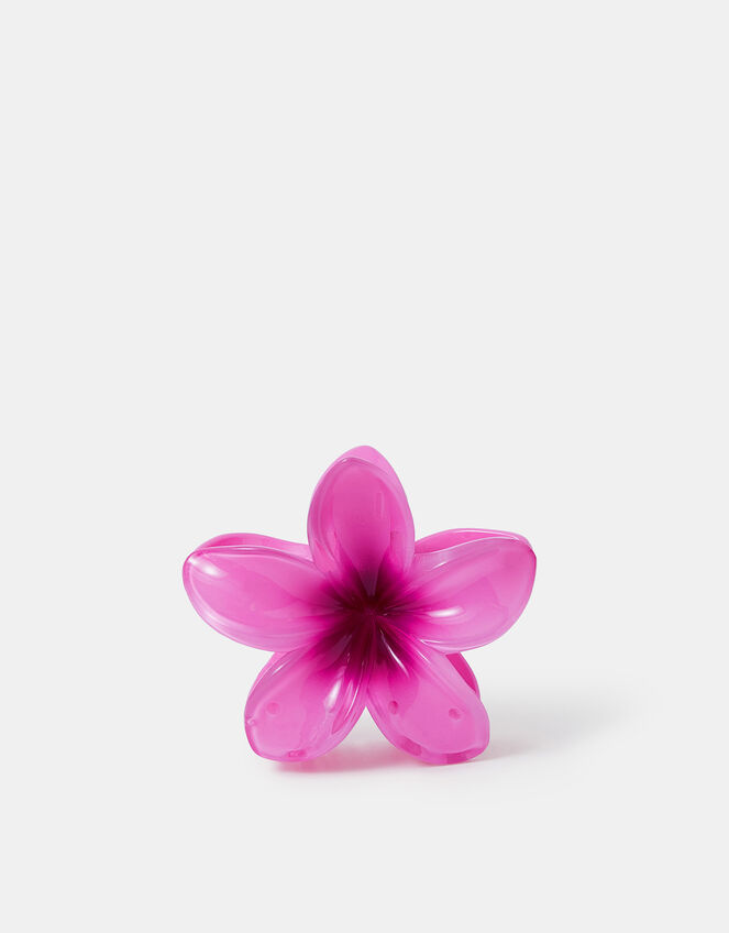 Tropical Flower Claw Clip Purple, , large