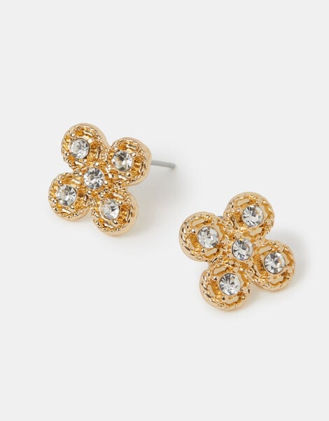 Clover Stud Earrings, , large