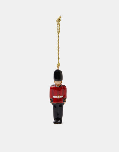 Enamel London Guard Christmas Tree Decoration, , large