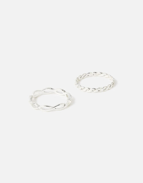 Crossover Band Ring Twinset Silver, Silver (SILVER), large