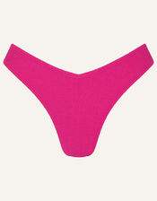 Crinkle Bikini Bottoms, Pink (PINK), large