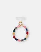 Marble Bead Wrist Phone Strap, , large