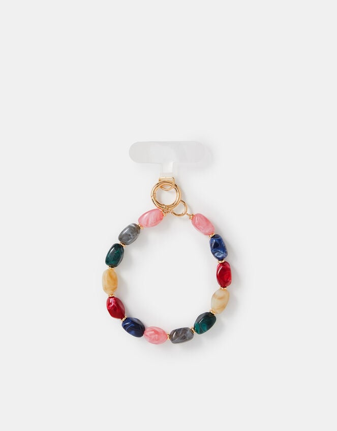 Marble Bead Wrist Phone Strap, , large