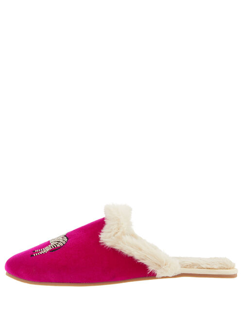 mule slippers pink
