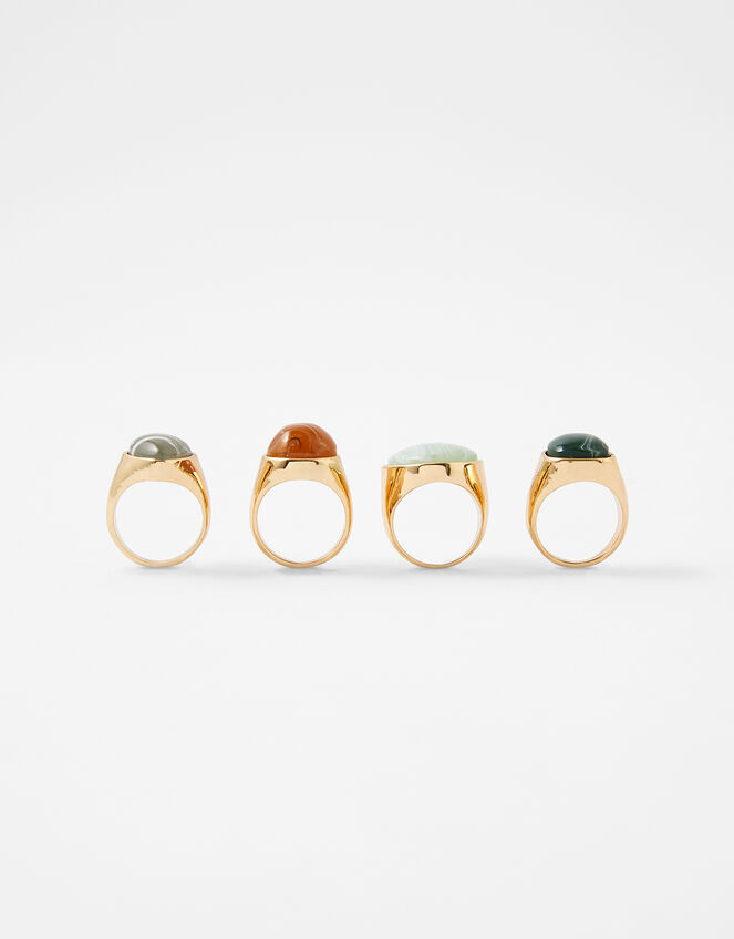 Stone Ring Set, Multi (DARKS-MULTI), large