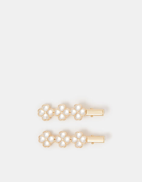 2-Pack Lucky Clover Hair Clips, , large
