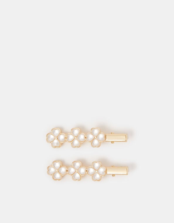 2-Pack Lucky Clover Hair Clips, , large