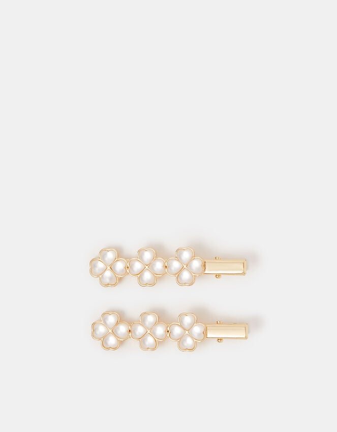 2-Pack Lucky Clover Hair Clips, , large