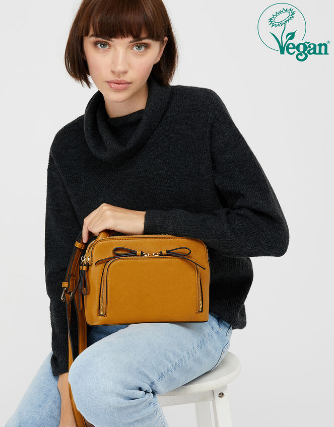 Taylor Vegan Cross-Body Bag, , large