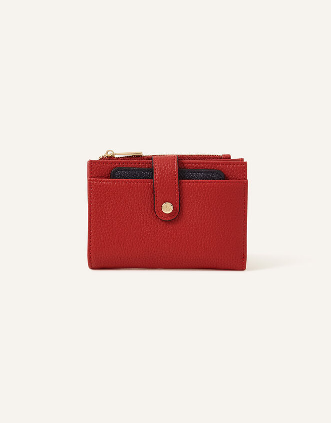 Bifold Purse with Card Holder, Red (RED), large
