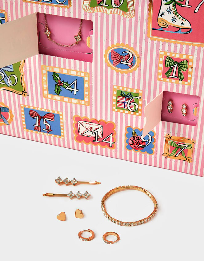 24 Days of Accessorize Christmas Advent Calendar Gold, , large