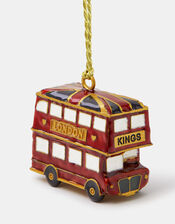 London Bus Enamel Christmas Tree Decoration, , large