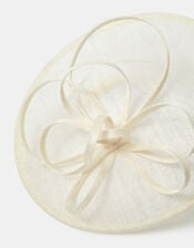 Loop Disc Fascinator, Ivory (IVORY), large