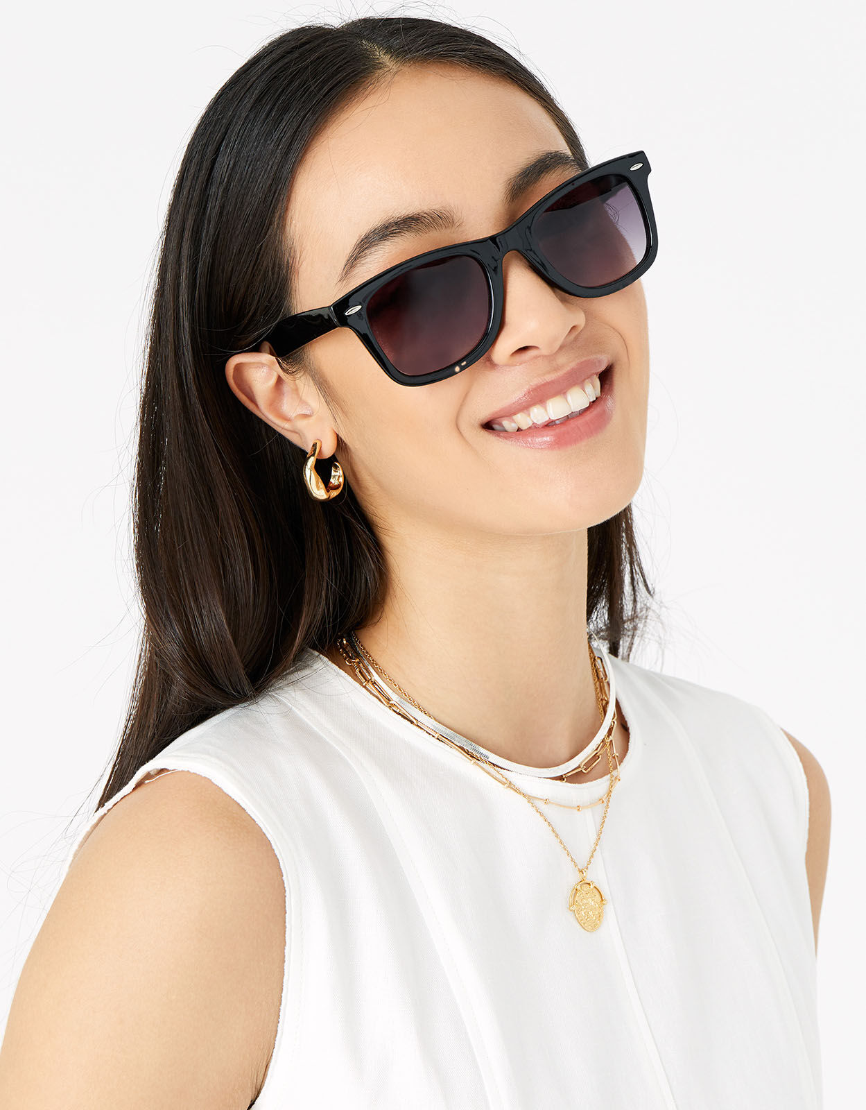 large flat top sunglasses
