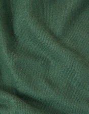 Plain Blanket Scarf Green, , large
