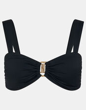 Buckle Bikini Top, Black (BLACK), large
